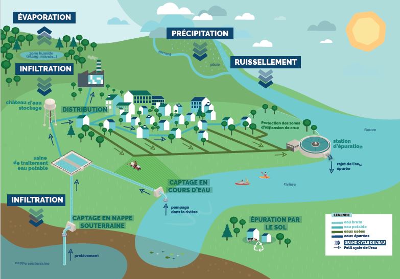 Le cycle de l'eau
