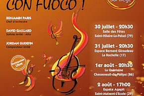 Affiche Con Fuoco ! Concerts de l’Orchestre Sortilège 2026