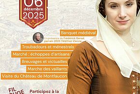 Affiche "Téléthon médiéval"
