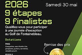 affiche de la Compétition Ping Séries au Golf du Haut-Poitou
