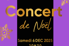 Affiche "Concert de Noël"