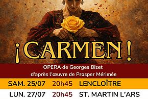 affiche de l'Opéra "Carmen"