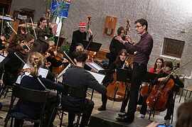 Jeune orchestre symphonique dirigé par Benjamin Paris - Agrandir l'image (fenêtre modale)