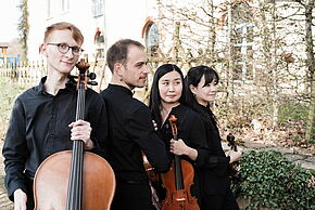 photo du quatuor à cordes I Folletti