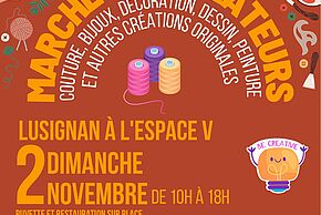 Affiche Marché des créateurs
