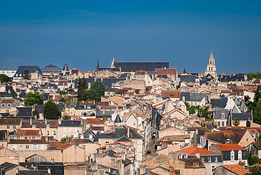 Vue panoramique de la ville de Poitiers