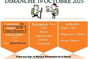 Randonnée Pédestre Banque Alimentaire de la Vienne