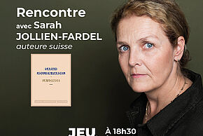 Rencontre avec Sarah Jollien-Fardel