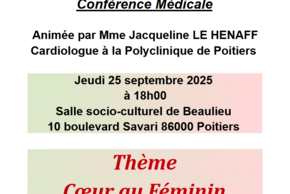 Conférence médicale "Coeur au féminin"