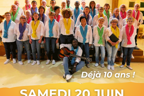 affiche du Concert de printemps de la chorale de Mignaloux-Beauvoir