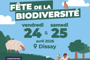 Du 24 au 25 avril 2026, venez fêter la biodiversité avec Grand Poitiers à Dissay !