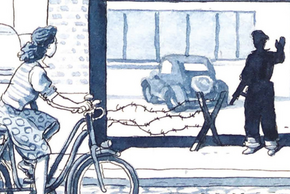 Visuel extrait de la bande dessinée "Madeleine, Résistante"