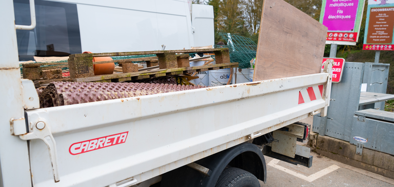 Déchetterie pour les professionnels