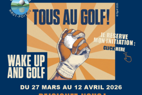 affiche de Tous au Golf Initiation Découverte Gratuite Golf du Haut-Poitou