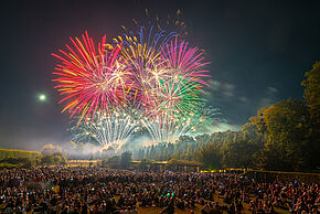 Photo d'un feu d'artifice