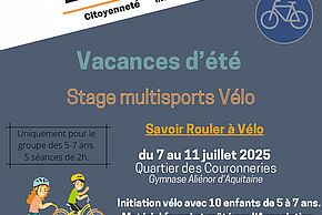 Stage multisports Vélo - Savoir Rouler à Vélo