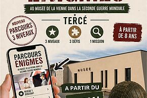 affiche Parcours énigmes - Musée WWII Tercé