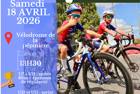 affiche de la 18e édition du mini tour cycliste de la ville de Poitiers