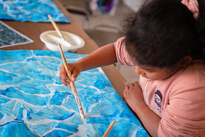 Stage d'arts plastiques : Peaux de papier 