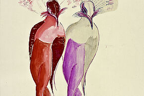 affiche Oiseaux de papier