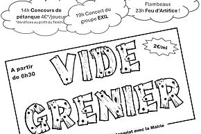 Affiche Festivités du 14 Juillet
