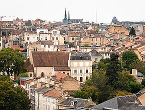 Vue de Poitiers - Agrandir l'image (fenêtre modale)