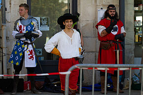 Escrime ancienne dans la rue 
