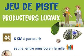 affiche Randonnée des Producteurs Locaux - Jeux de Piste