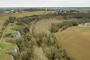 photo de la vallée de l'Auxance à Beauvoir
