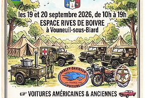 affiche de la Reconstitution du Camp Américain de la seconde Guerre Mondiale