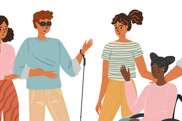 Illustration de 7 personnes de différents âges