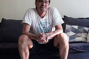 portrait d'un homme réalisé par Romain Rossard