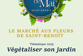 Le 22e marché aux fleurs de Saint-Benoît «  Les Fleurs de Mai  »