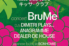 Affiche Kissa club vol 3 : concert BruMe + dj's
