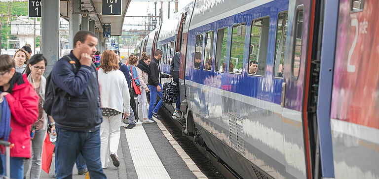 Quai de gare de Poitiers