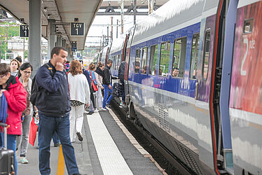 Quai de gare de Poitiers