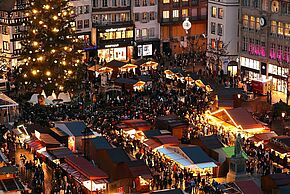 photo d'un marché de Noël