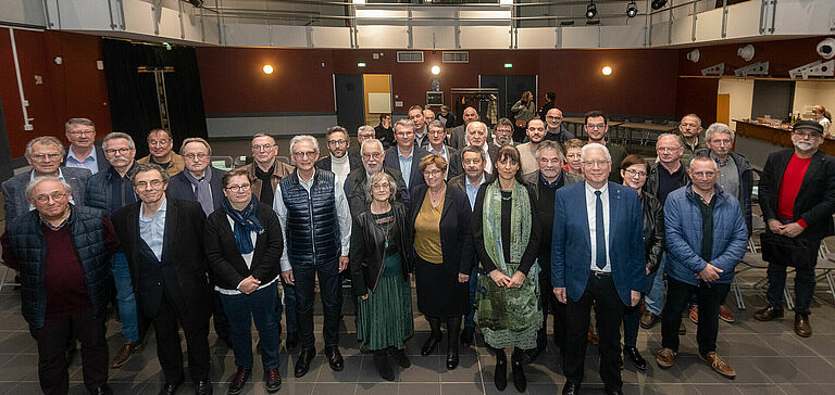 Les membres du Syndicat mixte pour l'aménagement du Seuil du Poitou