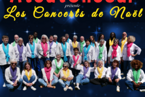 affiche des concerts de Noël par AtoutChoeur
