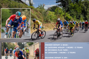 affiche de la 1re édition de la nocturne cycliste UFOLEP de Chasseneuil