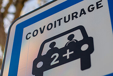Panneau covoiturage