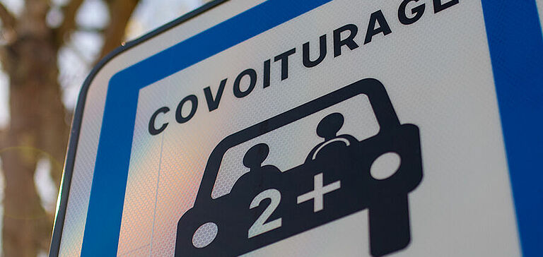 Panneau covoiturage