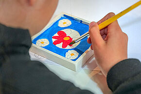 photo atelier Croq’Palais : Carreaux carrés (8-12 ans)