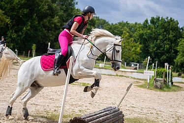 cavalier saut d'obstacle
