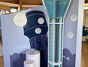 Maquette d'un château d'eau - Agrandir l'image (fenêtre modale)