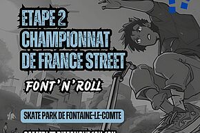 Affiche Championnat de France de trottinette freestyle street 