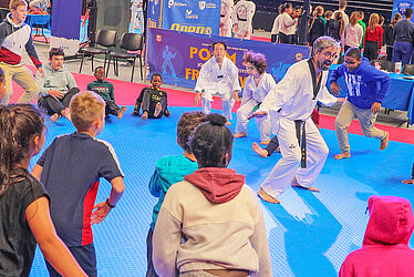 Atelier sportif avec des enfants