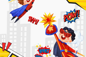 Deux supers-héros