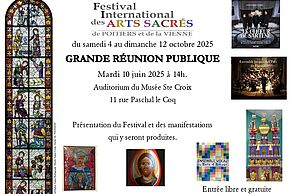  Réunion Publique pour présenter le Festival d'Art Sacré