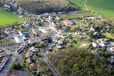 Vue aérienne de Sèvres-Anxaumont